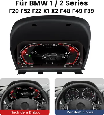Produktbild von 11'' Digital Dashboard Für BMW 1/2 Series F20 F52 F22 X1 X2 F48 F49 F39 Auto Lcd Panel Tacho virtuelle Cockpit Vorne Tachometer Instrument