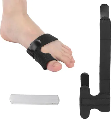 Produktbild von Hallux Valgus Korrekturschienen | Klebender Zehenschutz & Fixateur für Herren & Damen | Mehrfach-Korrektur für Fußgesundheit