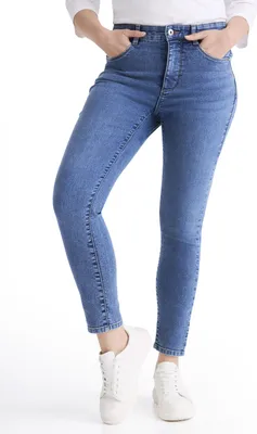 Produktbild von Stooker Women RIO FEXXI MOVE DENIM Damen 5-Pocket-Jeans Skinny Fit 44 (Länge 28) midblue used