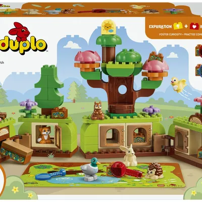 Image de Lego Duplo 10480 Forêt Exploratrice Avec Animaux Sauvages