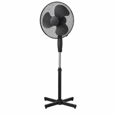 Produktbild von Standventilator 40cm Leise 45W Oszillierend Lüfter Windmaschine Schwarz