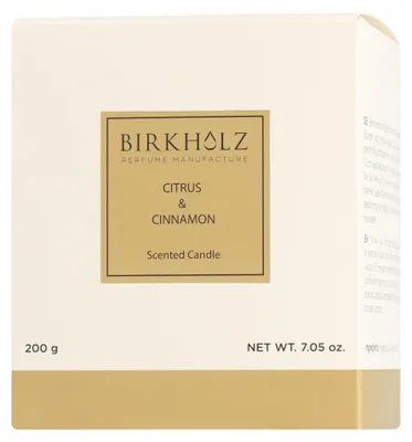 Produktbild von Birkholz Scented Candle Collection Citrus & Cinnamon (200 g)