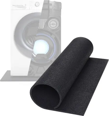 Produktbild von Wasophoogte® Antivibrationsmatte für Waschmaschinen - 60x60x0,8 cm - Geräuschdämpfende Anti-Rutschmatte - Vibrationsdämpfer für Waschmaschine