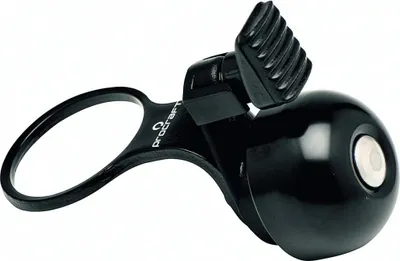 Image de Sonnette Procraft Spacerbell 5 mm 1 1/8" 90° noire - sonnette de guidon peu encombrante...
