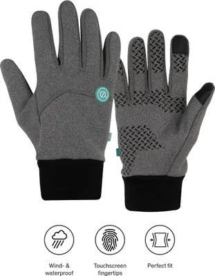 Produktbild von Sinji Wasserdichte Handschuhe - Damen & Herren - Touchscreen - Winter - Größe S - Grau