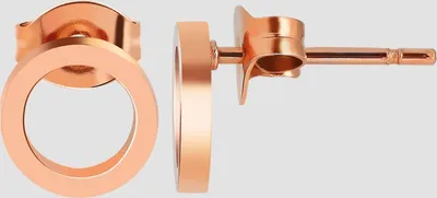 Produktbild von Akzent Edelstahl Ohrstecker, IP Gold, goldfarbig