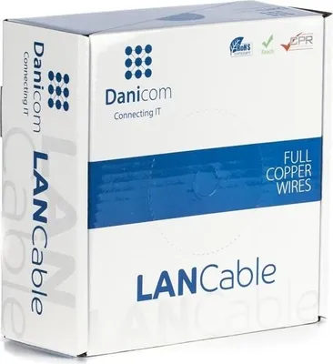 Produktbild von DANICOM CAT5E FTP 100m Starrleiter - LSZH (Dca)