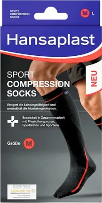 Produktbild von Hansaplast Sport Compression Socks, Sport Kompressions-Strümpfe zur Unterstützun