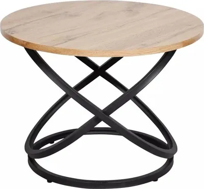 Produktbild von SIGNAL | Couchtisch - 45x45x60 cm - rund Kaffeetisch - stilvolle Dekotisch