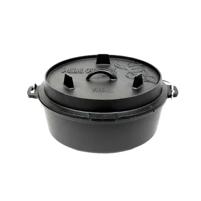 Produktbild von Feuertopf aus Gusseisen ohne Füsse Modell: VH6.1L