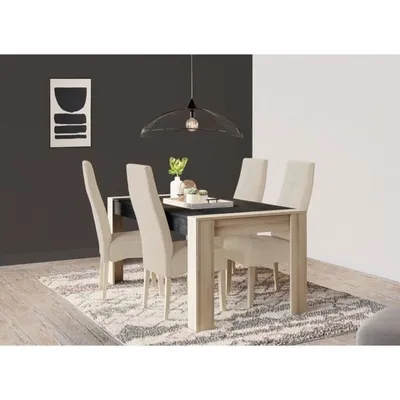 Obrázok produktu pre Jedálenská súprava 170 x 190 cm a 4 stoličky SHEFFIELD