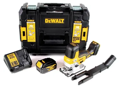 Produktbild von DeWalt DCS 335 M1 Akku Stichsäge 18V + 1x Akku 4,0 Ah + 1x Schnellladegerät in TSTAK