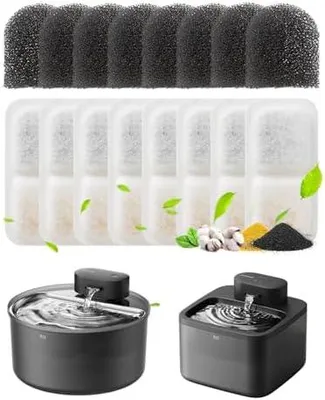 Produktbild von oneisall 8-Pack Ersatzfilter für Katzenbrunnen