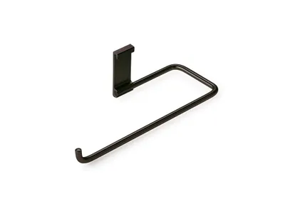 Produktbild von ALTO Papierrollenhalter offen schwarz matt / RELISTA / Aufhängen / Relingsystem / Küchenrollenhalter