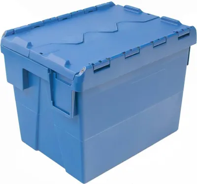 Produktbild von Mega-M Transportbehälter mit Schloss B-40 cm T-30 cm H-30,6 cm Kunststoff blau (SPK4332) N