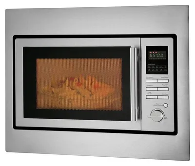 Obrázek produktu pro Bomann MWG 2216 H EB, Vestavěné, 25 l, 900 W, Vestavěný displej, Knoflíky, Otočné, Nerezová ocel
