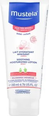 Obrázok produktu pre Mustela Bébé Upokojujúce hydratačné mlieko Hydratačné telové mlieko pre deti 200 ml