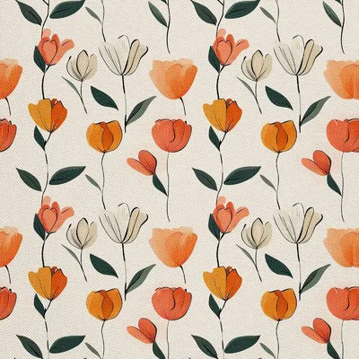 Image de OUTDOOR DECOSTOFFS OXFORD - Motif printemps I DX7587