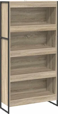 Immagine prodotto di vidaXL Libreria 2 pezzi Sonoma 80 x 30 x 155 cm Materiale a base di legno