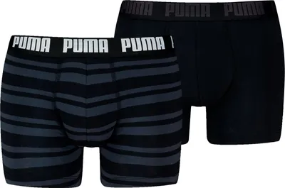Produktbild von Puma Everyday Heritage Stripe Boxershorts 2 Einheiten Mehrfarbig L Herren Mehrfarbig L