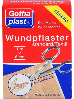 Immagine prodotto di GOTHAPLAST WUNDPFLASTER STANDARD 1MX6CM RIDOTTO, 1 pz PFL