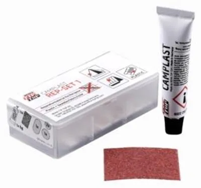 Obrázok produktu pre Tip Top opravárenská sada Camping Mini Camplast so 4 záplatami + príslušenstvo
