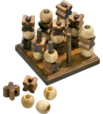 Produktbild von Philos Tic Tac Toe 3-D, Bambus