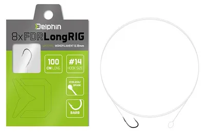 Obrázek produktu pro DELPHIN FDR LongRIG, hotový feederový návazec, 0,20 mm, 100 cm, 101004197