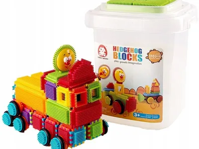 Obrázek produktu pro Stavební kostky Ve Kyblíku, Oplatky, Ježky, Gr