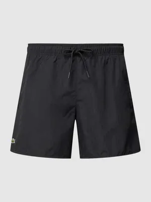 Produktbild von Lacoste Badeshorts, Herren-Badehose, schwarz