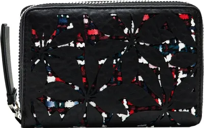 Produktbild von Damen Geldbörse Schwarz – Praktisch mit Münzfach & Kartenfächern