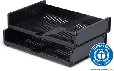 Produktbild von DURABLE Briefablageschale OPTIMO A4 quer, 1700801058 anthrazit