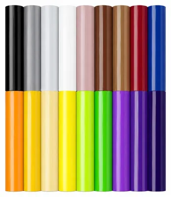Plotterfolie Textil 18 Blatt 30,5x25 cm Pastell