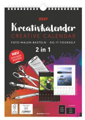 Produktbild von Kreativkalender A4 - 2 in 1 2027