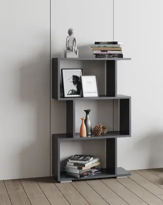 Produktbild von VCM Holz Raumteiler Stand Regal Bücherregal Deko Bücher Standregal Palusa M