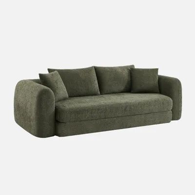 Produktbild von sweeek - 3-Sitzer-Schlafsofa - Khaki