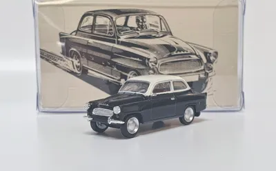 Obrázek produktu pro Škoda Octavia (1960) - Černá/Bílá Brekina 1:87