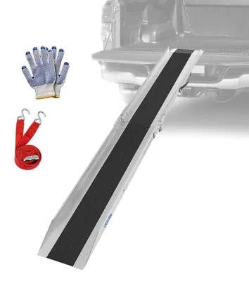 Productafbeelding van Oprijplaat inklapbaar - Motoroprijplaat - 180 x 23 x 5 cm - 280 kg