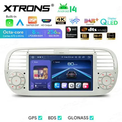 Produktbild von Android Autoradio Xtrons für Fiat 500 8/256 GB