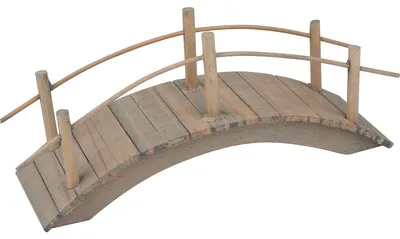 Productafbeelding van Miniatuurbrug - Multiplex - Onbehandeld - 15 x 5 x 5 cm