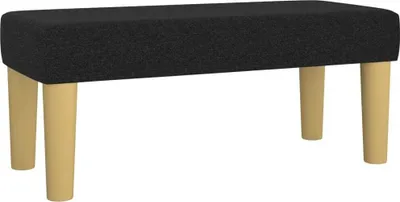 Obrázok produktu pre Lavička čierna 70x30x30 cm látka