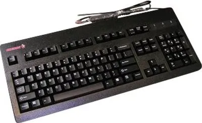 Image de CHERRY G80-3000 - Tastatur - PS/2, USB - Deutsch - Schwarz (G80-3000LSCDE-2)