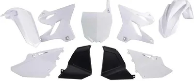 Produktbild von Kunststoff-Kit RACETECH Replica 15 weiß passend für Yamaha YZ125/250