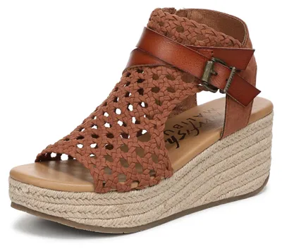 Produktbild von Blowfish Malibu Damen Lorrah Keilsandalen, Braun, Mittel Fit, EU 40