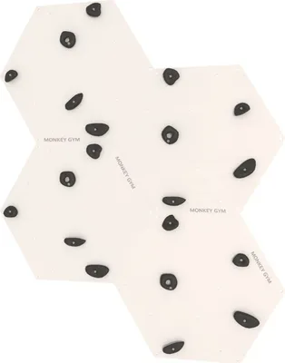 Produktbild von Kletterwand Würfel 4 weiß - hält schwarz