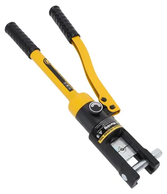 Produktbild von 16T-Hydraulikpresszange für 16 AWG bis 300 MCM – Hydraulische Kabelschuhpresse mit 11 Presswerkzeugen