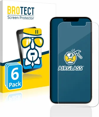 Produktbild von 6x BROTECT Schutzglas für Apple iPhone 13 / 13 Pro Schutzfolie Panzer Folie Glas Display Schutz klar