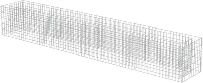 Image de vidaXL Gabion haut-plateau Acier galvanisé 360×50×50 cm