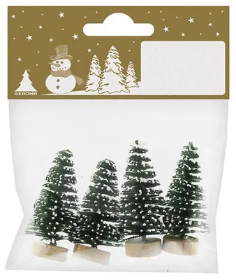 Produktbild von Tannenbäume 4,5 cm grün, 4 Stück