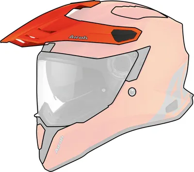 Image de Casque Airoh Commander Orange Fluo